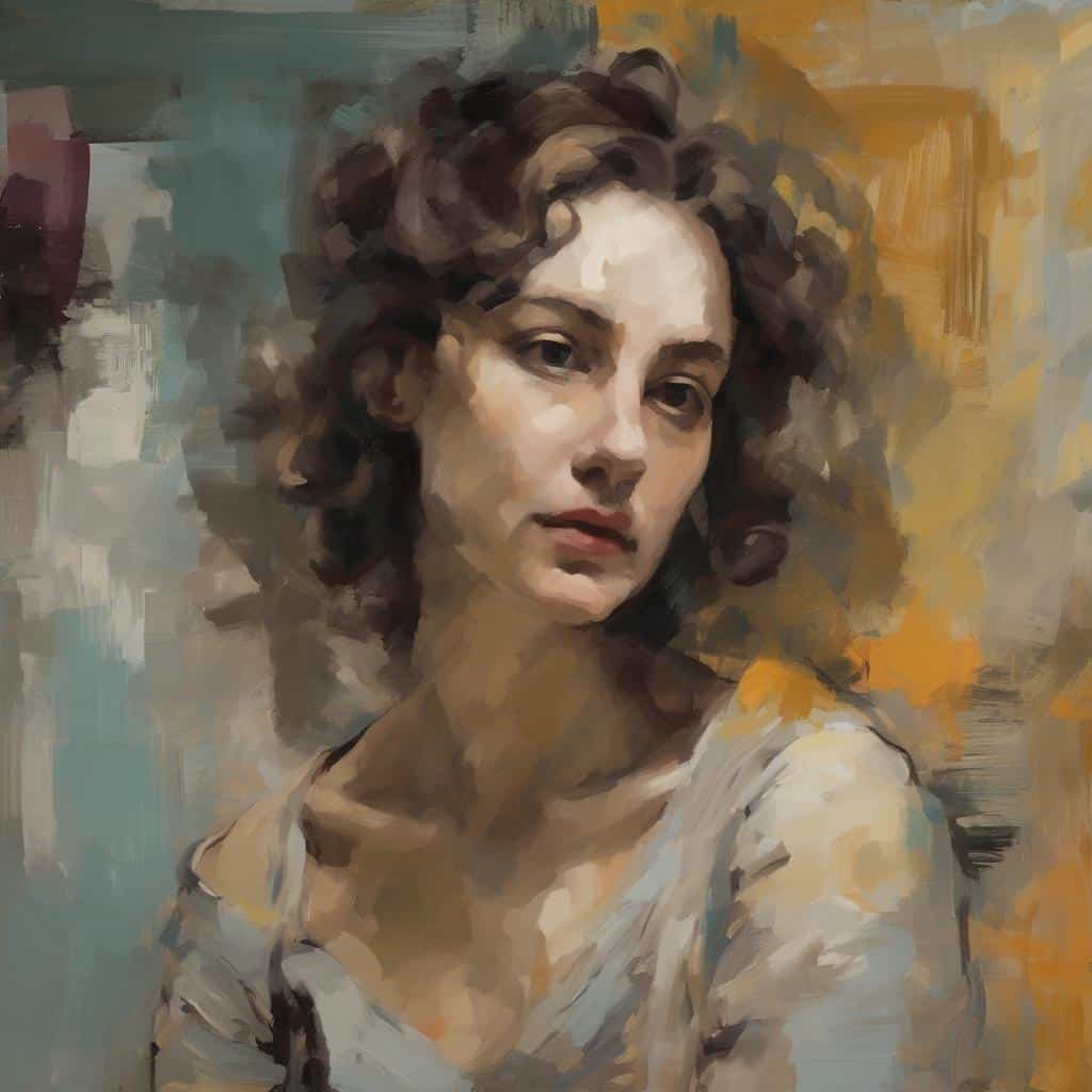 Ομορφιά και έκφραση σε εσωτερικό τοπίο με ζωγραφική ανάγλυφη ελεύθερη τέχνη.