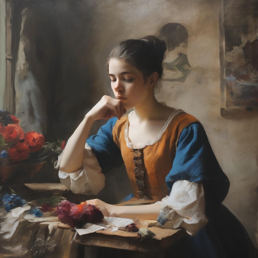 Το στιλ και οι τεχνικές του ζωγράφου Matthieu CRIAERD